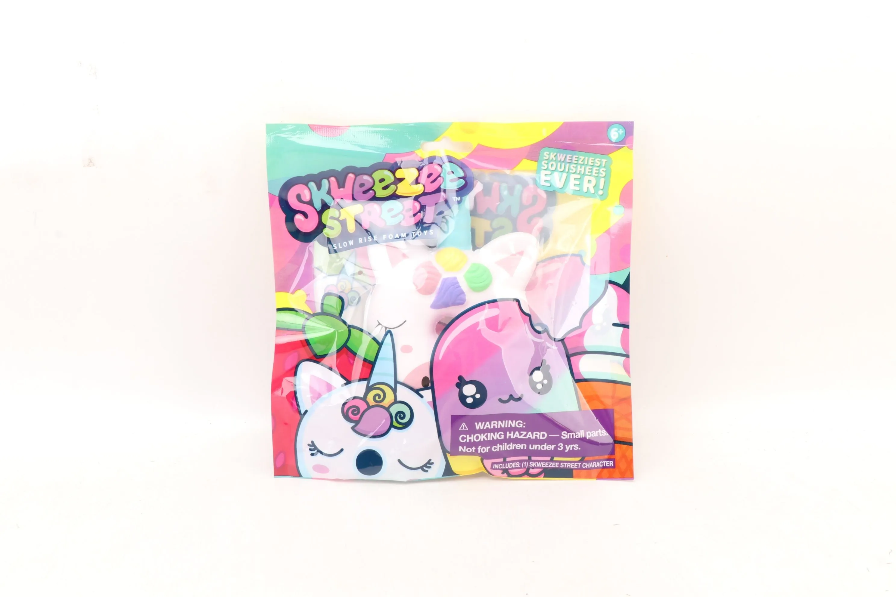 SKWEEZEE STREET SLOW RISE FOAM TOYS ASSORTED STYLES