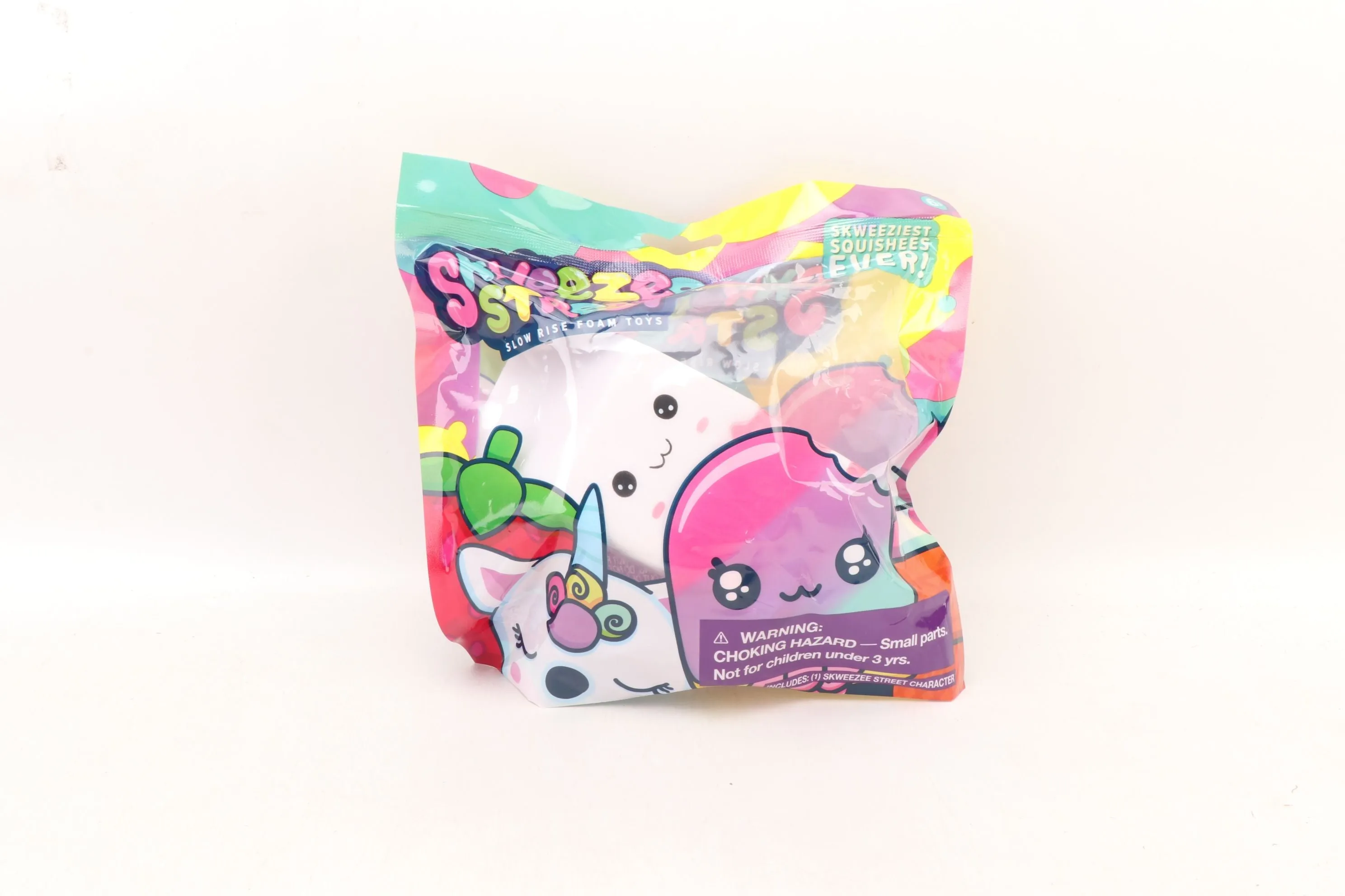 SKWEEZEE STREET SLOW RISE FOAM TOYS ASSORTED STYLES