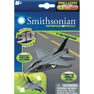 Smithsonian Motorized 3D Puzzle Flight F-16 Jet Fighter