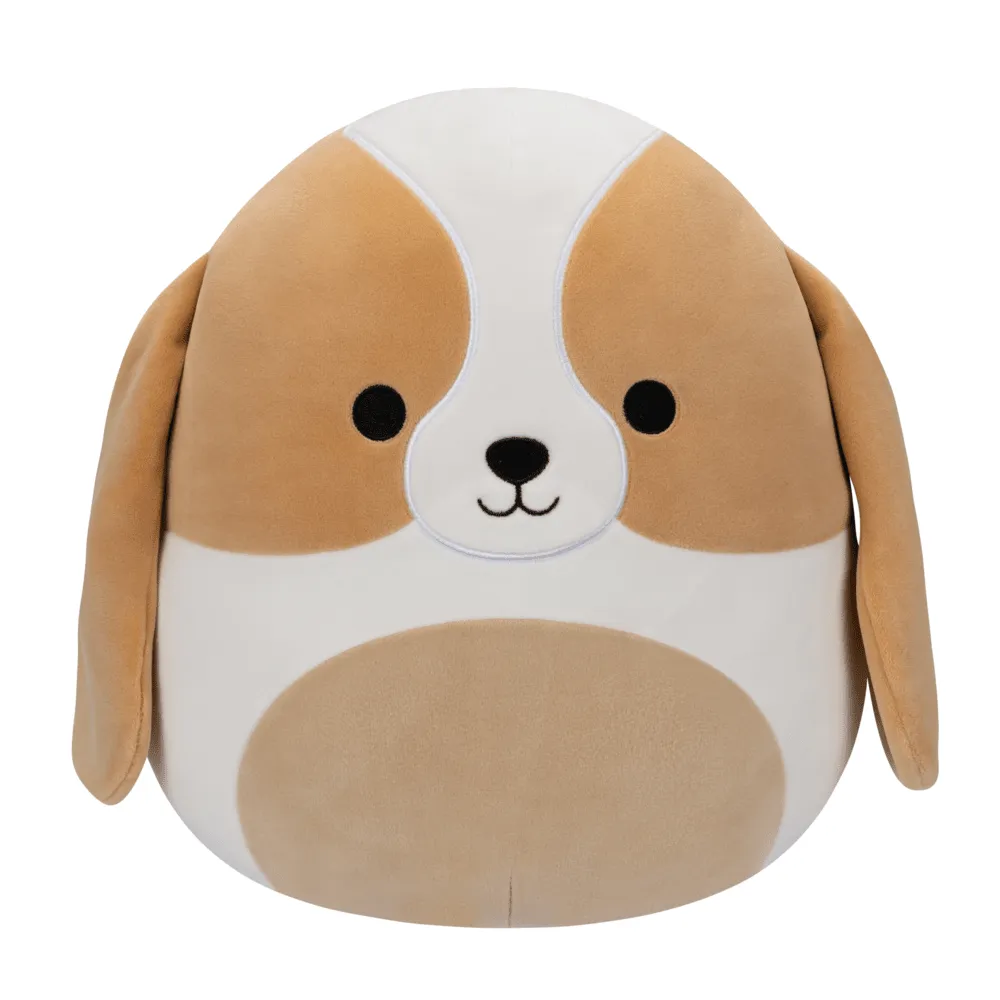 Squishmallows 12 Inch Plush S15 Adela Brown And White Basset Hound