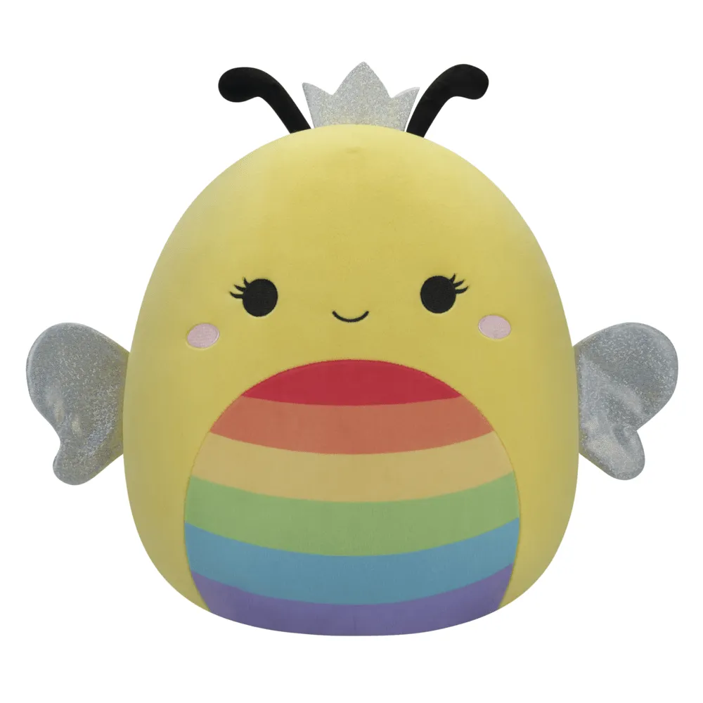 Squishmallows 12 Inch Plush S15 Sunny Bee With Rainbow Belly