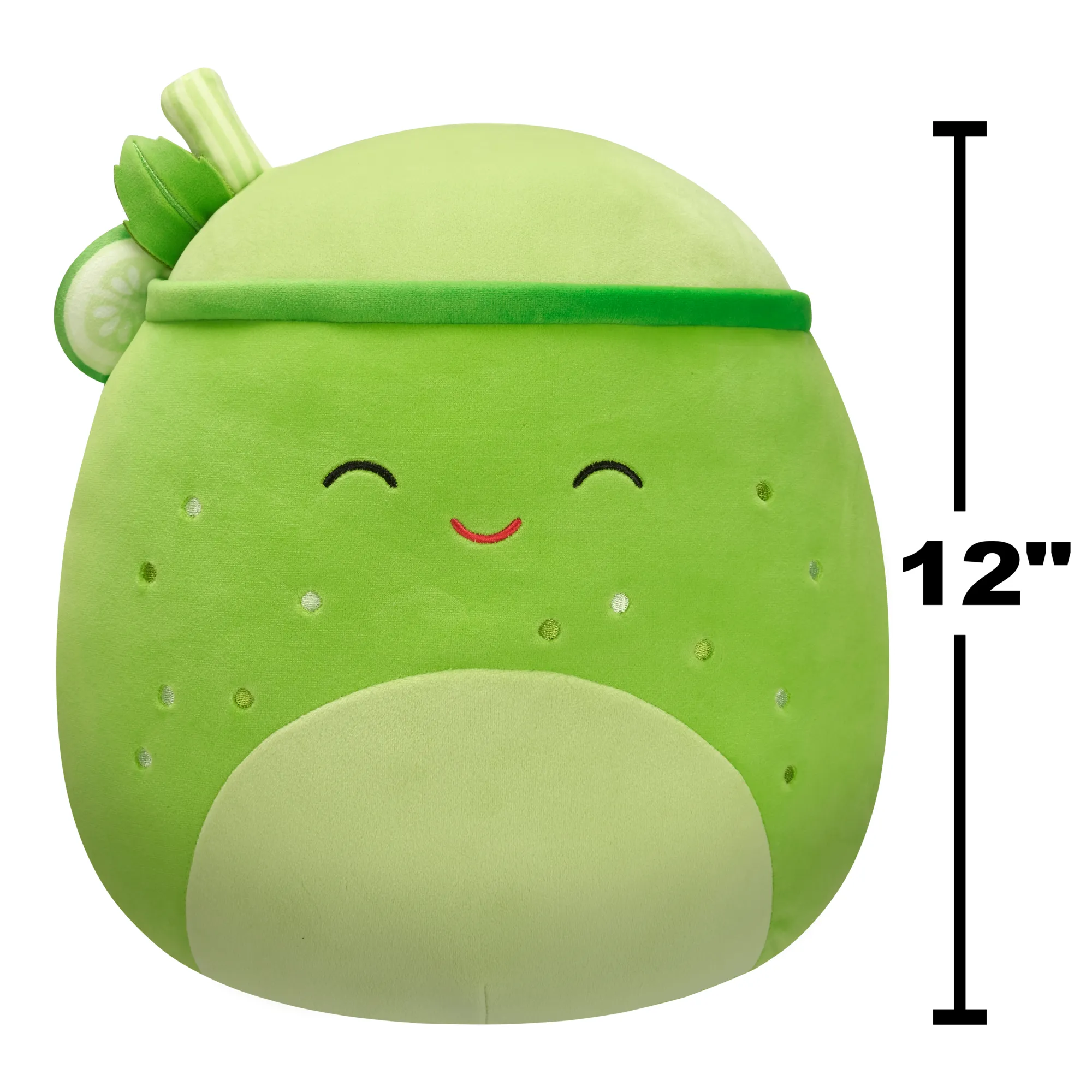 Squishmallows 12 Inch Plush S20 Townes Green Juice With Closed Eyes