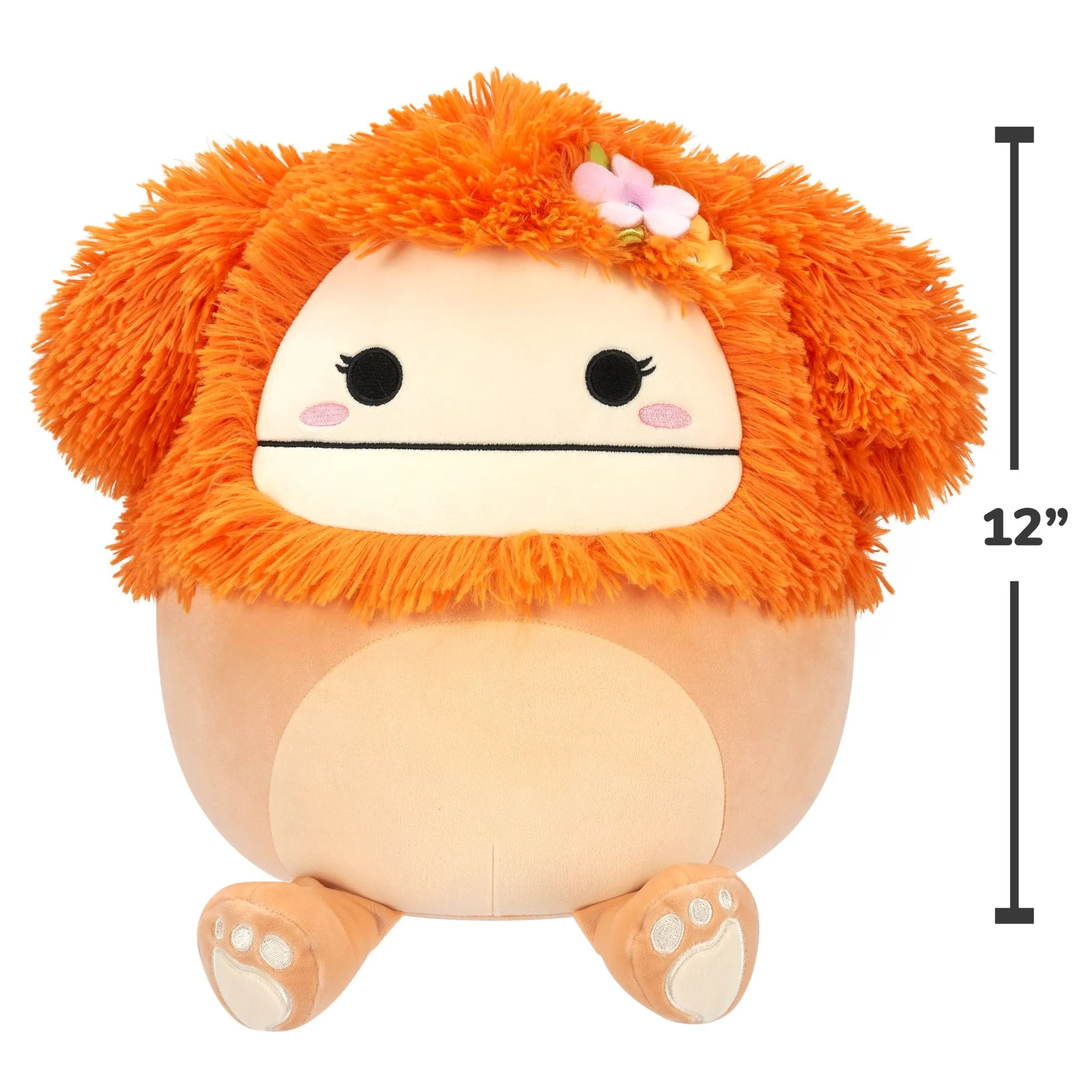 Squishmallows 12 Inch Plush Shasta The Light Orange Bigfoot
