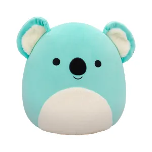 Squishmallows 12 Inch Series 20 Kevin Teal Koala With White Fuzzy Belly