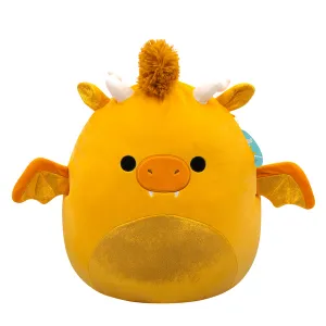 Squishmallows 16 Inch S20 Mister Gold Dragon With Sparkle Belly
