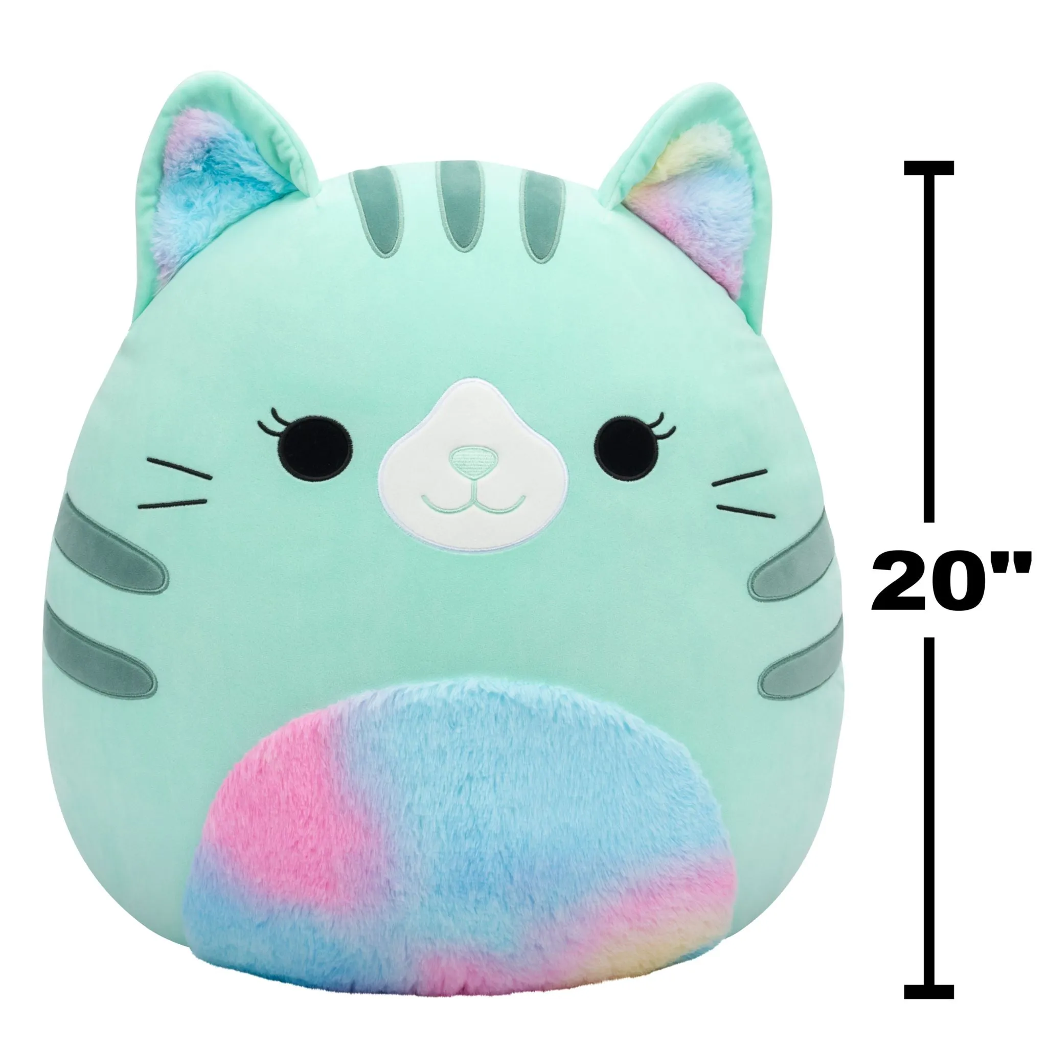 Squishmallows 20 Inch Plush Corinna Teal Cat