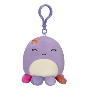 Squishmallows 3.5 Inch Plush Clip-On Beula The Octopus