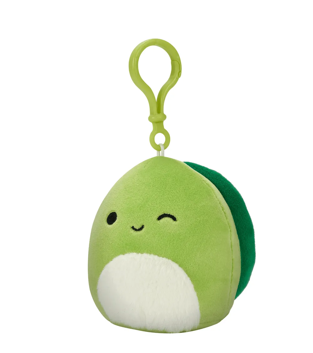 Squishmallows 3.5 Inch Plush Clip-On Henry The Winking Turtle