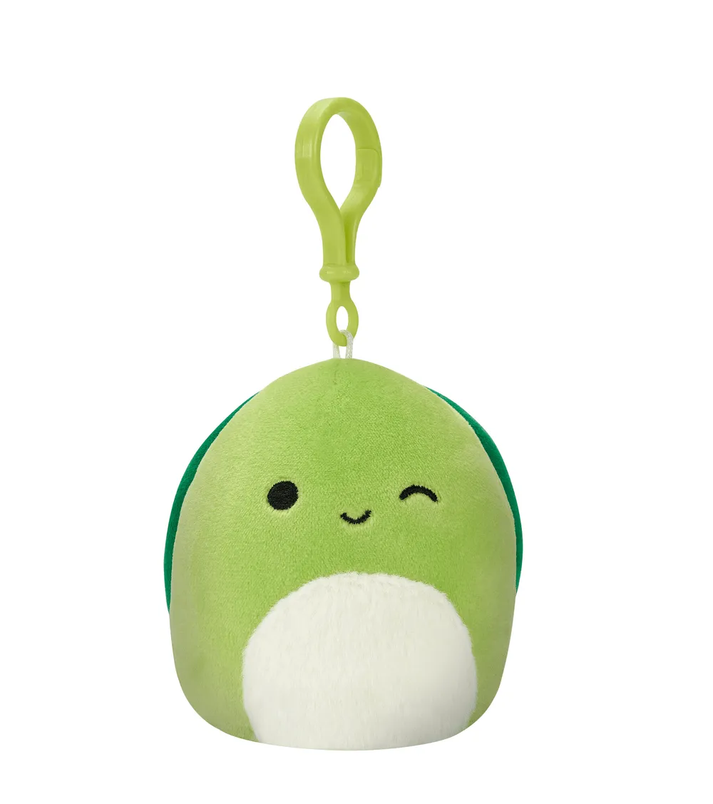 Squishmallows 3.5 Inch Plush Clip-On Henry The Winking Turtle