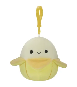 Squishmallows 3.5 Inch Plush Clip-On Junie The Yellow Banana