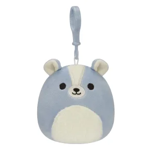 Squishmallows 3.5 Inch Plush Clip-On Sol The Skunk