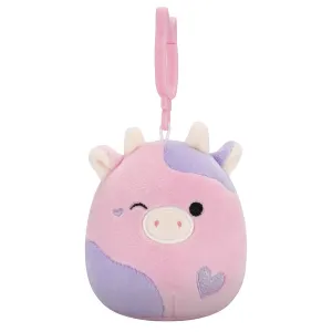 Squishmallows 3.5 Inch Valentines Clip-On Patty the Cow