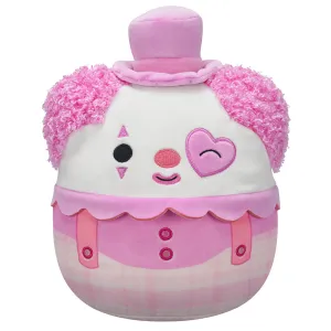 Squishmallows 7.5 Inch Cupid the Winking Pink and White Clown