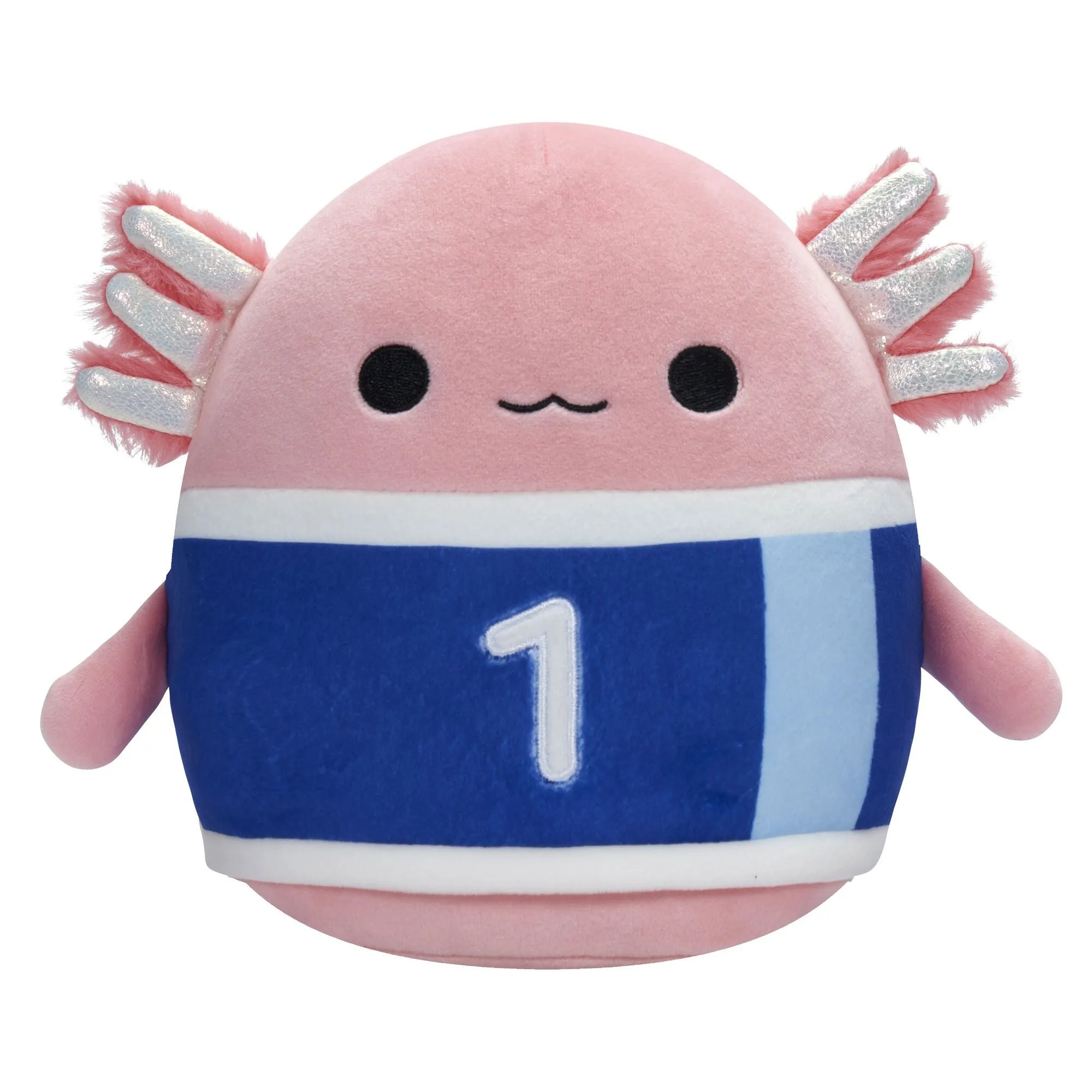 Squishmallows 7.5 Inch Plush Archie The Axolotl With Soccer Jersey