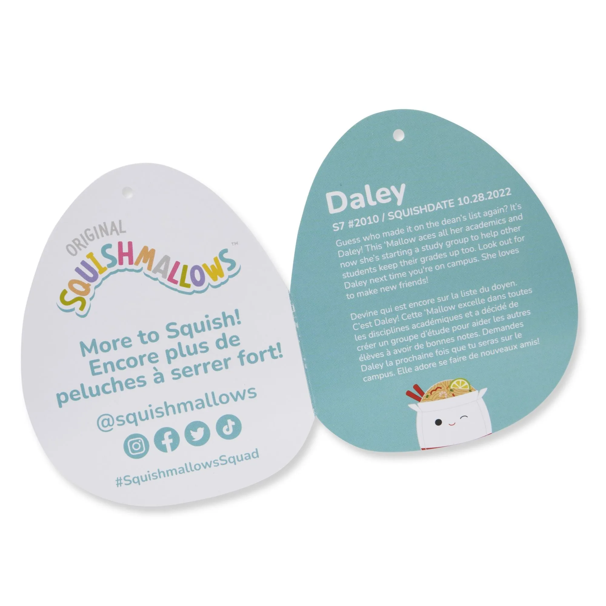 Squishmallows 7.5 Inch Plush Daley Takeout Noodles