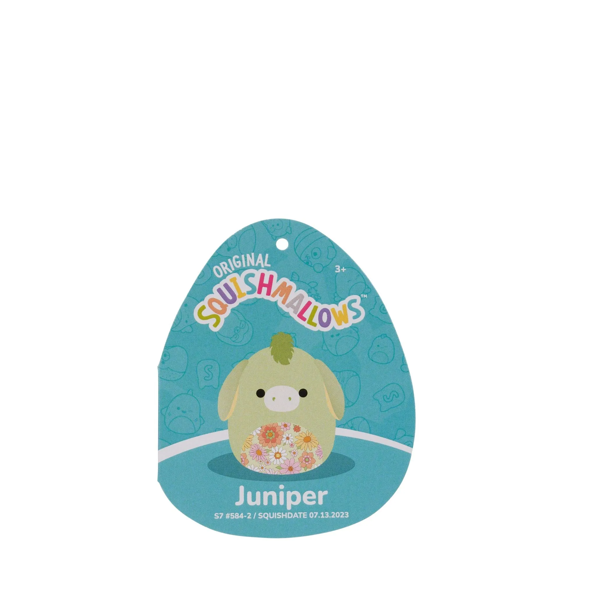 Squishmallows 7.5 Inch Plush Juniper The Green Donkey