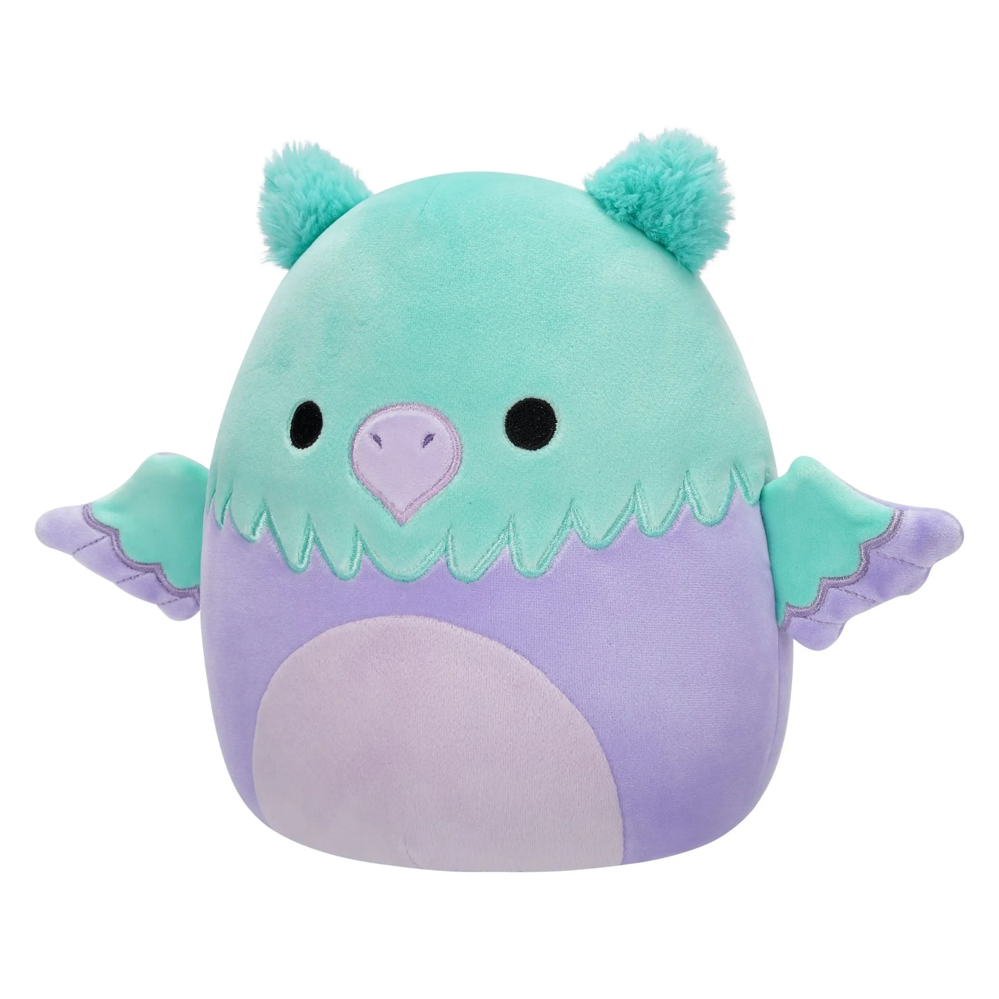 Squishmallows 7.5 Inch Plush Minerva Aqua And Purple Griffin