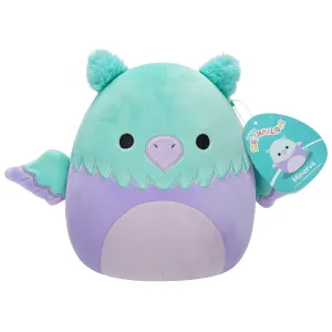 Squishmallows 7.5 Inch Plush Minerva Aqua And Purple Griffin