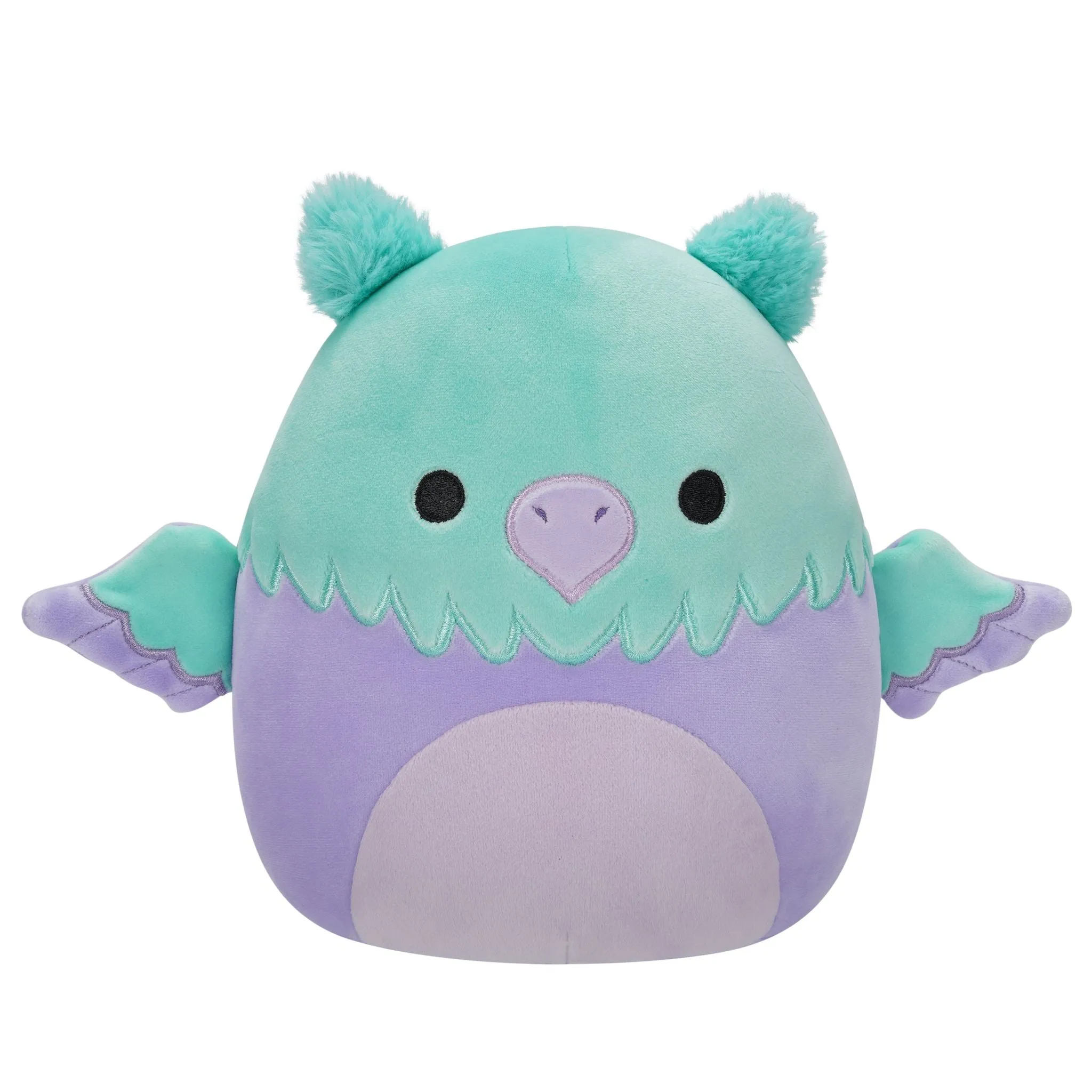 Squishmallows 7.5 Inch Plush Minerva Aqua And Purple Griffin