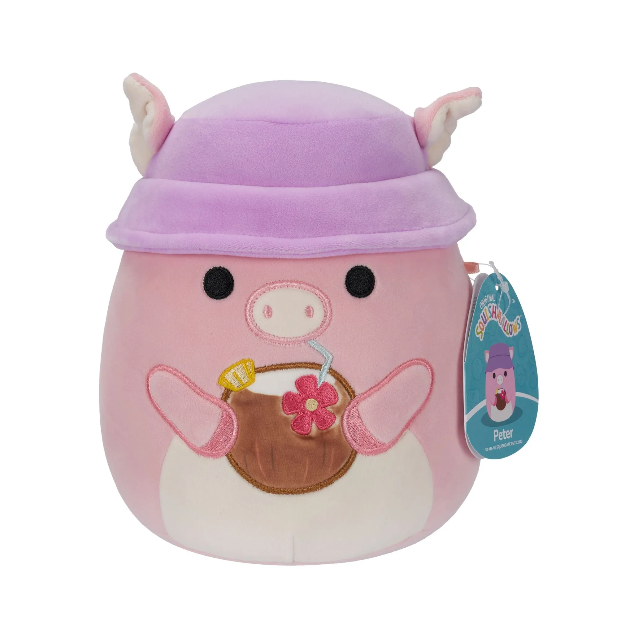 Squishmallows 7.5 Inch Plush Peter The Pig