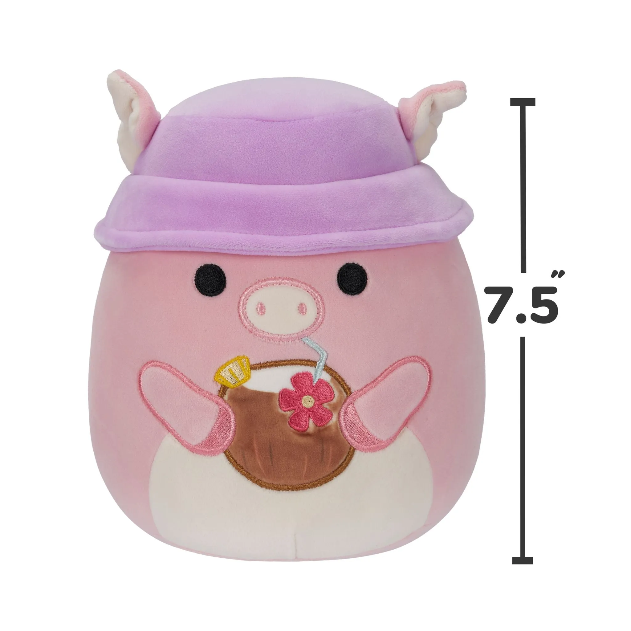 Squishmallows 7.5 Inch Plush Peter The Pig