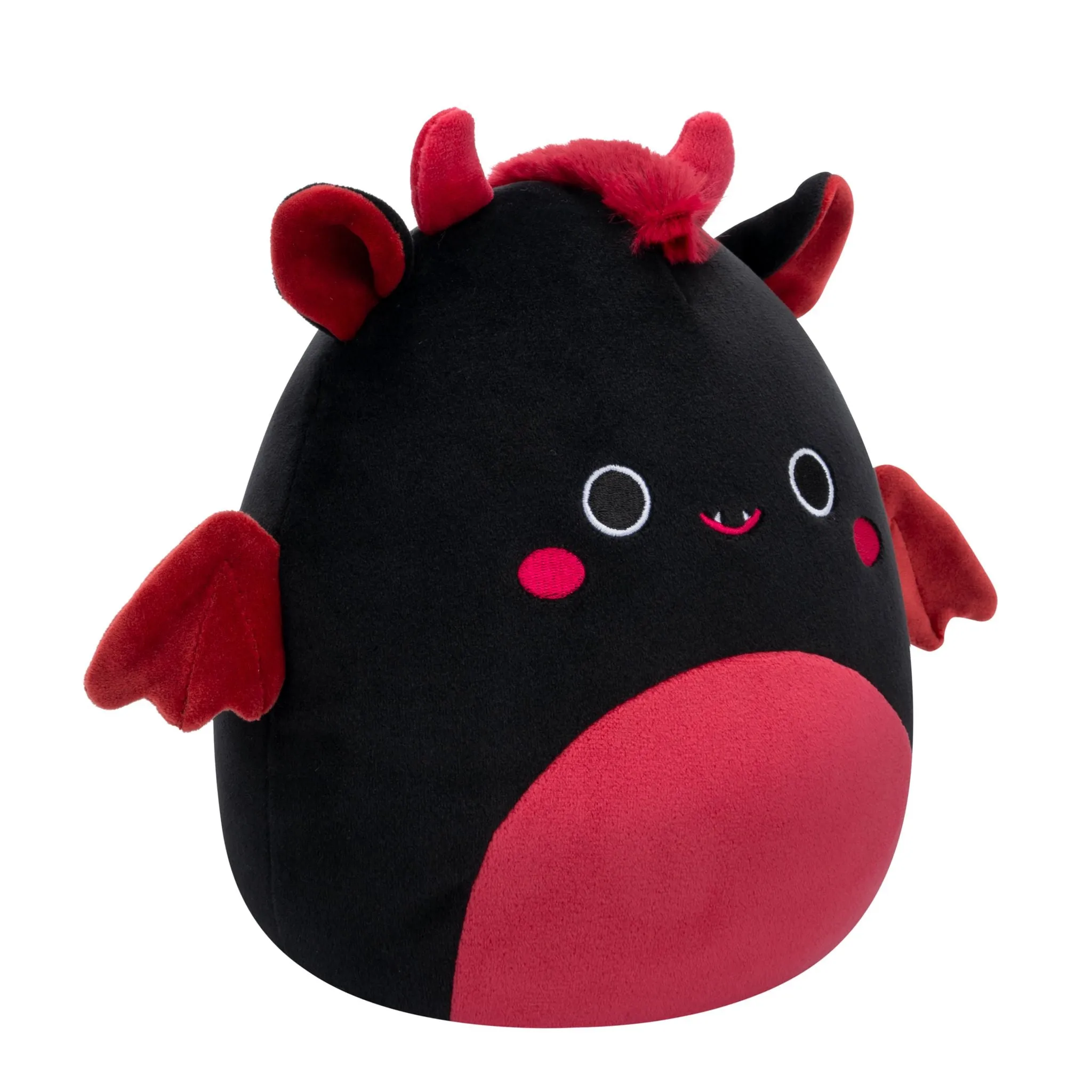 Squishmallows 7.5 Inch Plush S20 Rebecca Black And Maroon Jersey Devil