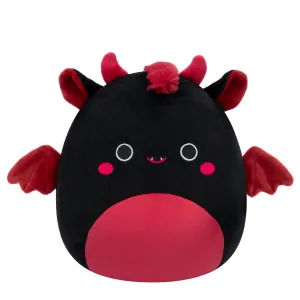 Squishmallows 7.5 Inch Plush S20 Rebecca Black And Maroon Jersey Devil