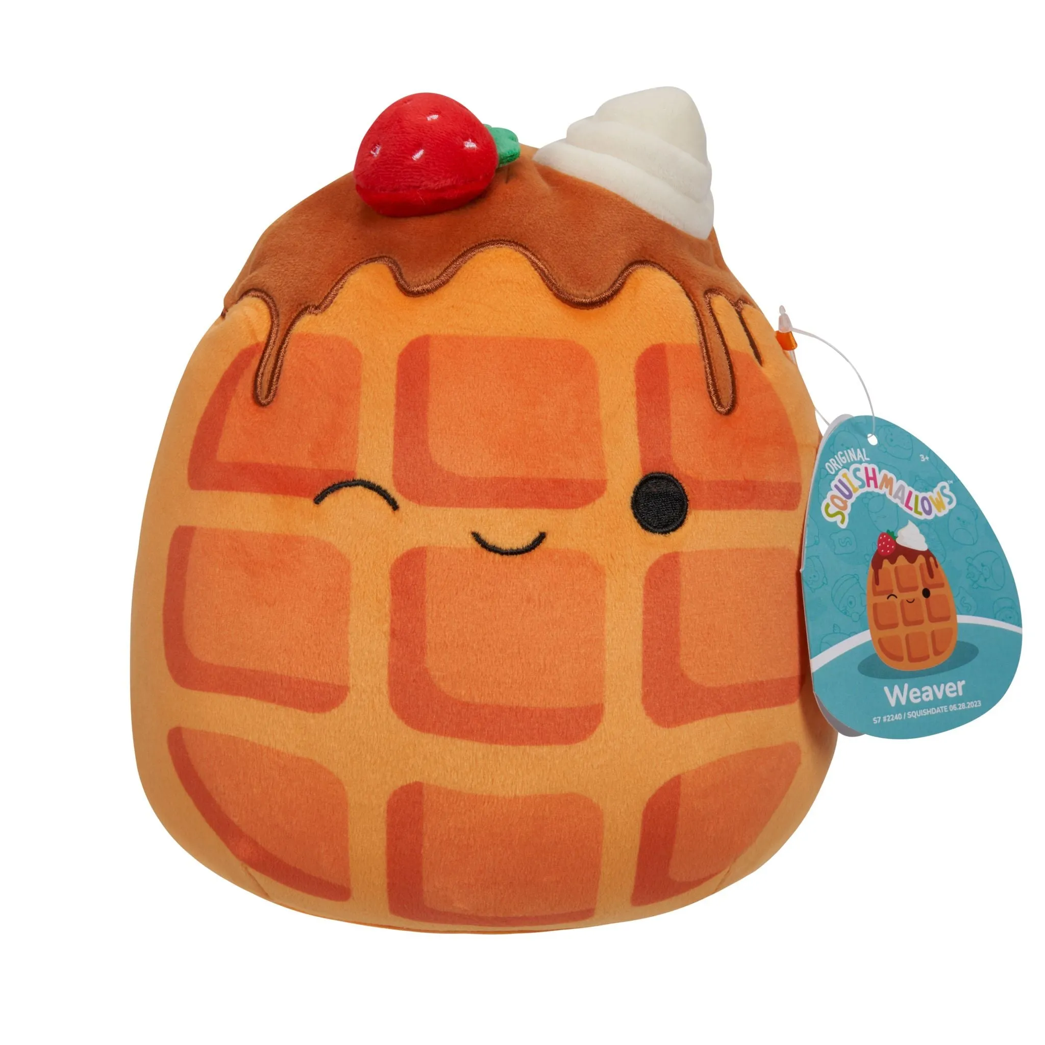 Squishmallows 7.5 Inch Plush Weaver The Waffle