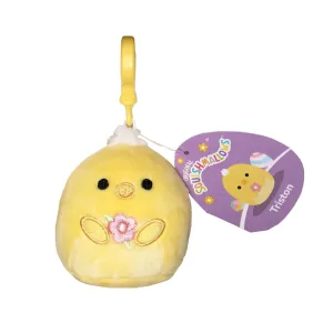 Squishmallows Easter Season Plush Clip-On Triston The Yellow Chick