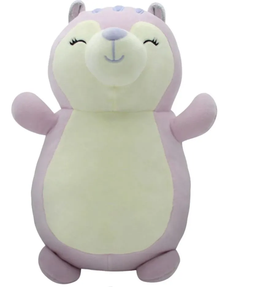 Squishmallows Hugmees Squad 14 Inch Plush Sydnee The Purple Squirrel