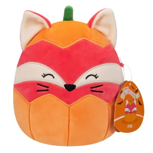 Squishmallows Season Halloween 7.5 Inch Plush Fifi Pink Fox In Pumpkin