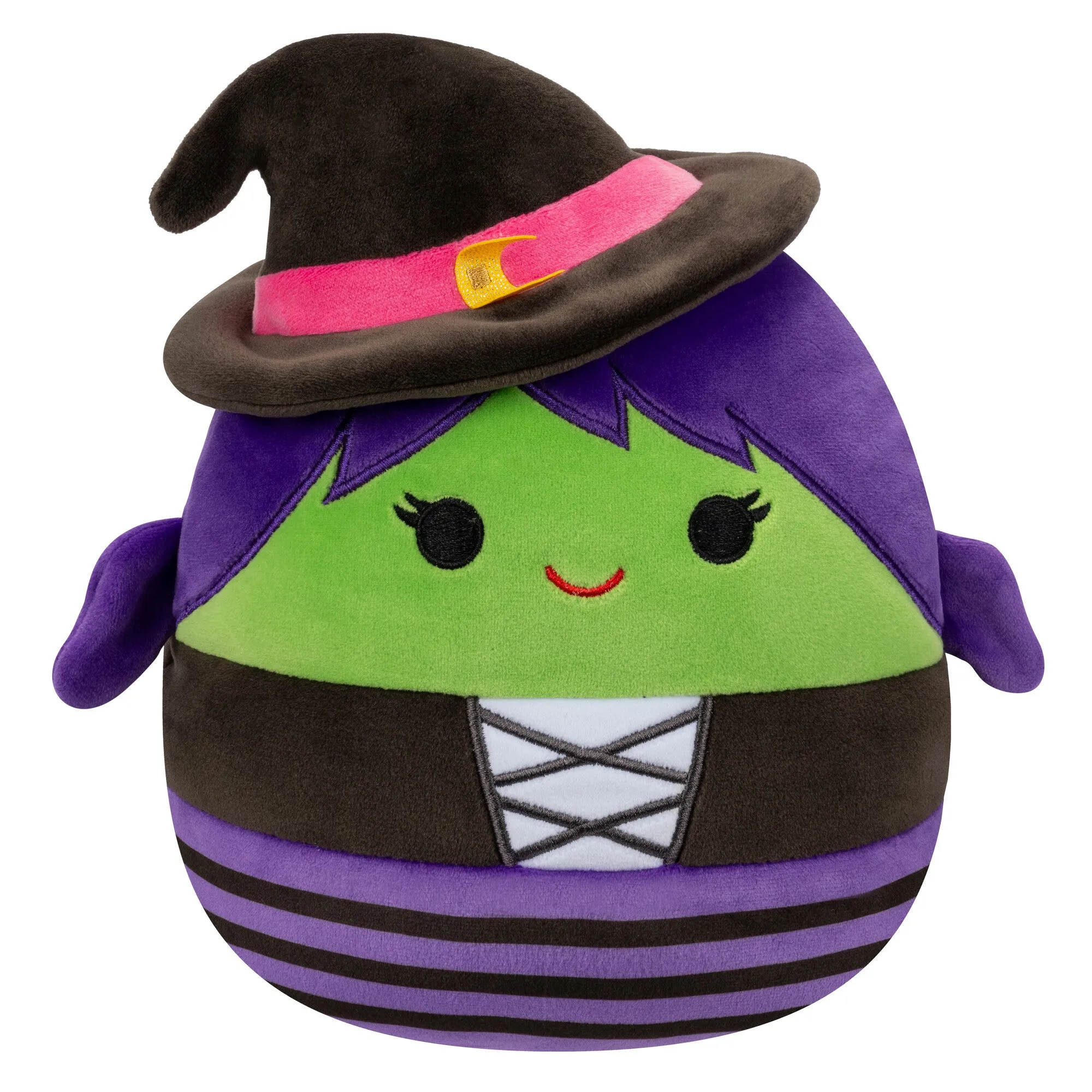 Squishmallows Season Halloween 7.5 Inch Plush Green Witch With Witch Hat