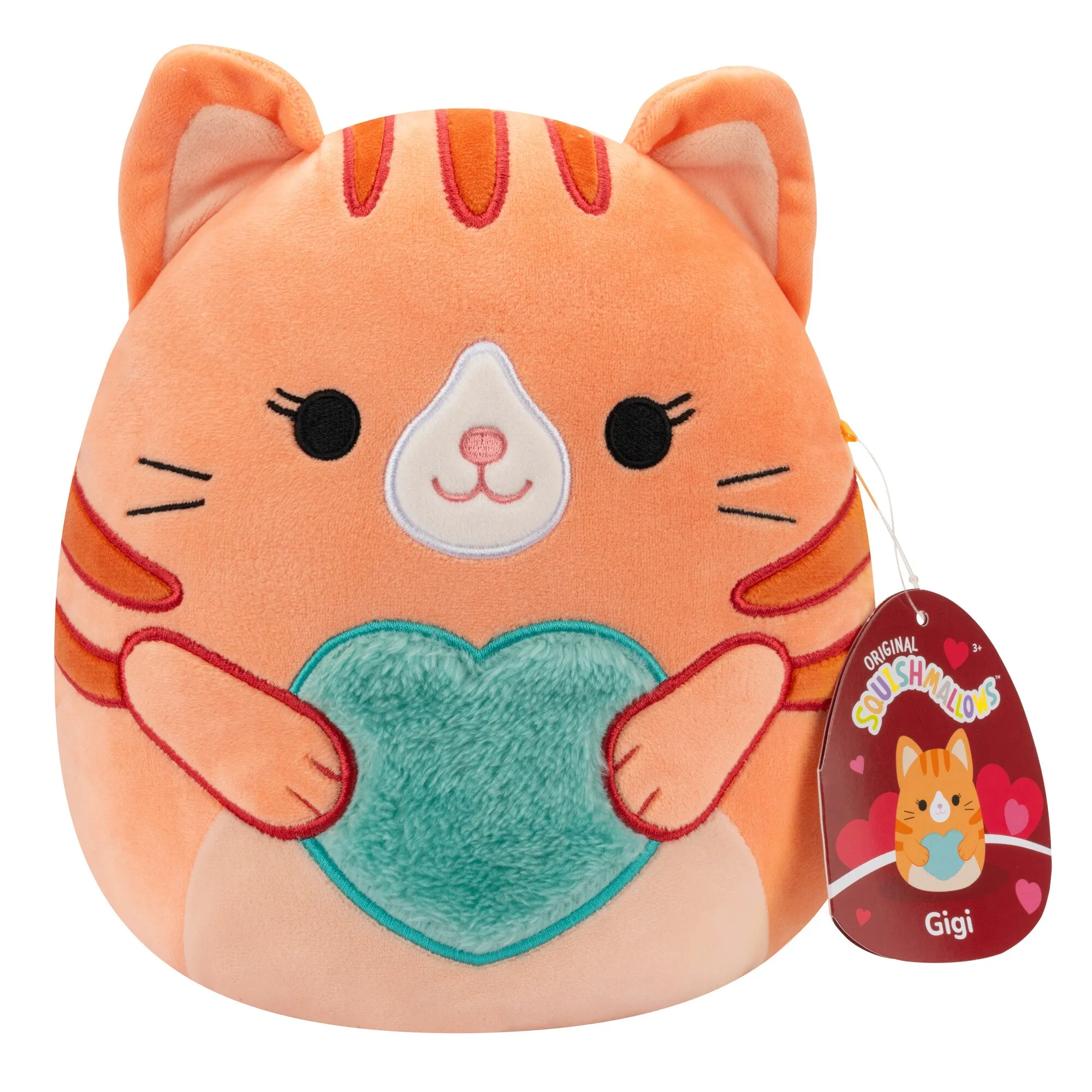 Squishmallows Valentines 12 Inch Plush Gigi The Tabby Cat