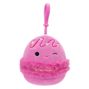 Squishmallows Valentines 3.5 Inch Plush Clip-On Middy The Macaron