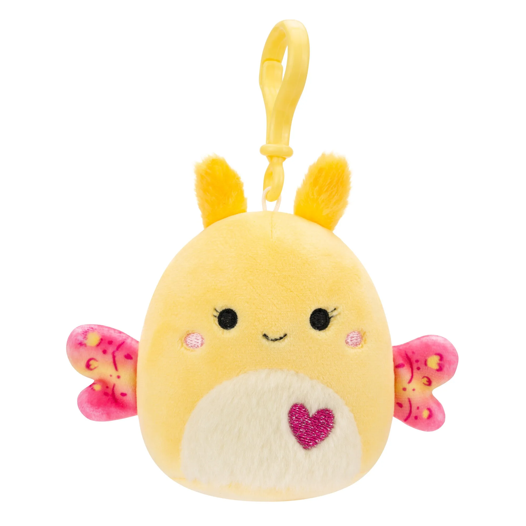 Squishmallows Valentines 3.5 Inch Plush Clip-On Miry The Moth