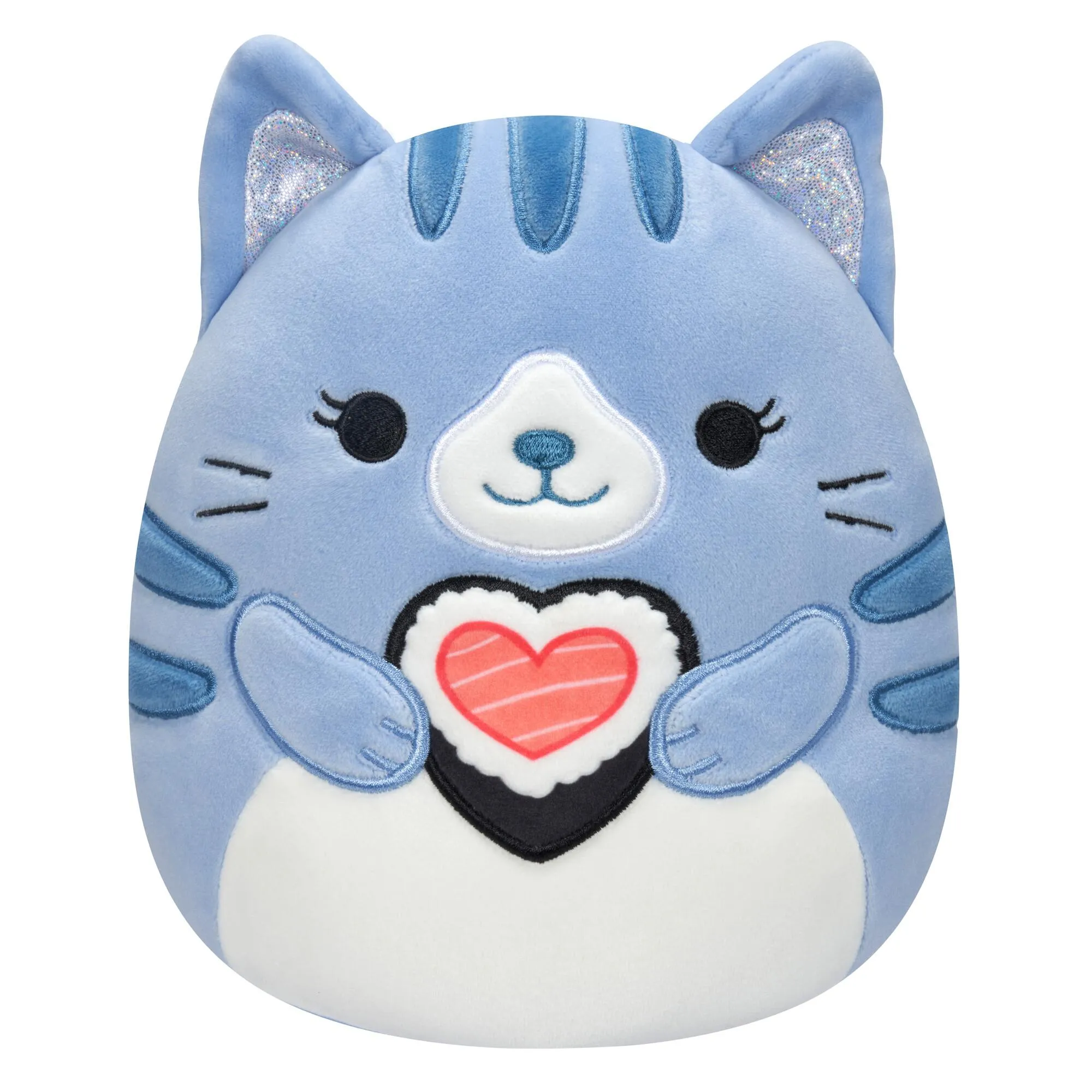 Squishmallows Valentines 7.5 Inch Plush Carizma The Tabby Cat