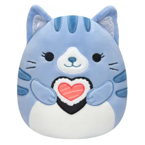 Squishmallows Valentines 7.5 Inch Plush Carizma The Tabby Cat