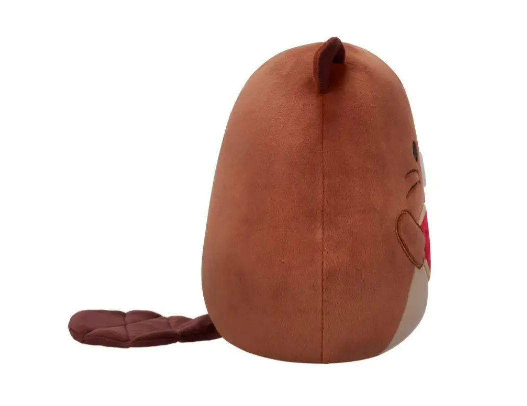 Squishmallows Valentines 7.5 Inch Plush Chip The Brown Beaver
