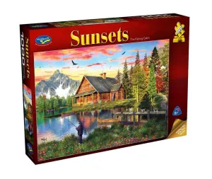 SUNSETS SERIES 3 1000 PIECE PUZZLE THE FISHING CABIN