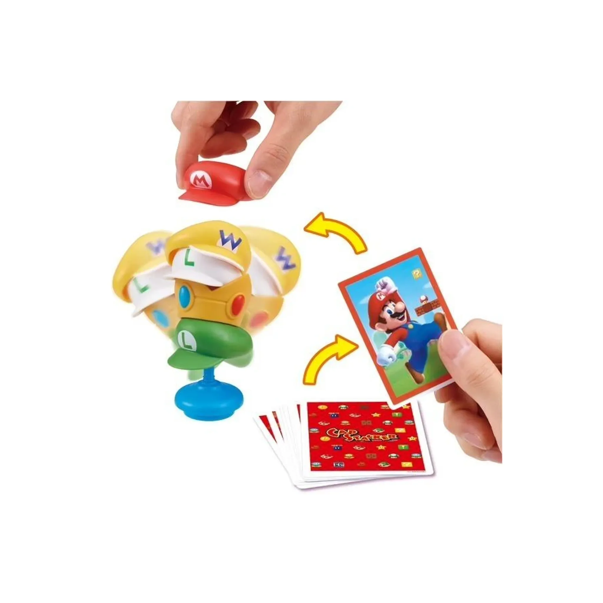 Super Mario Cap Stacker Game