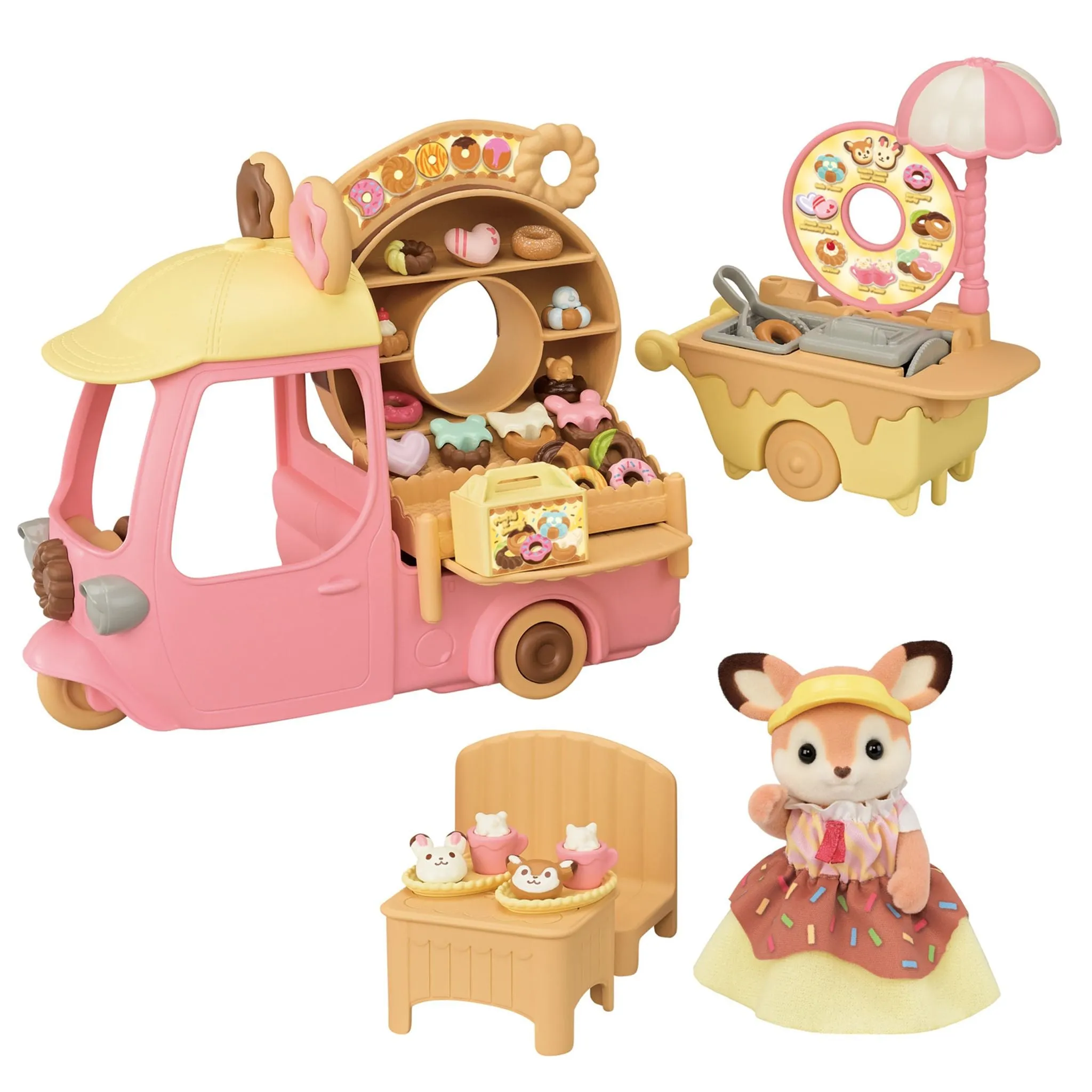 Sylvanian Families Dip Donut Wagon