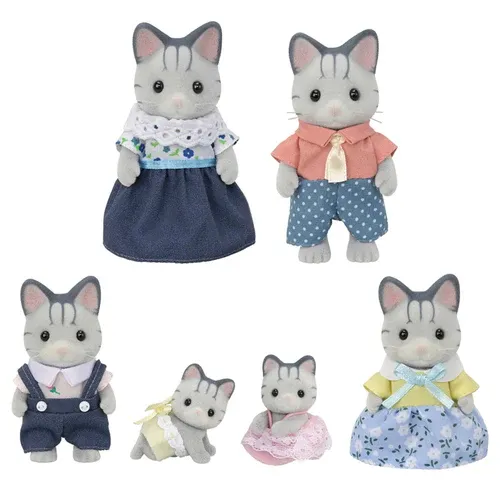 Sylvanian Families Fisher Cat Family 6 Pack