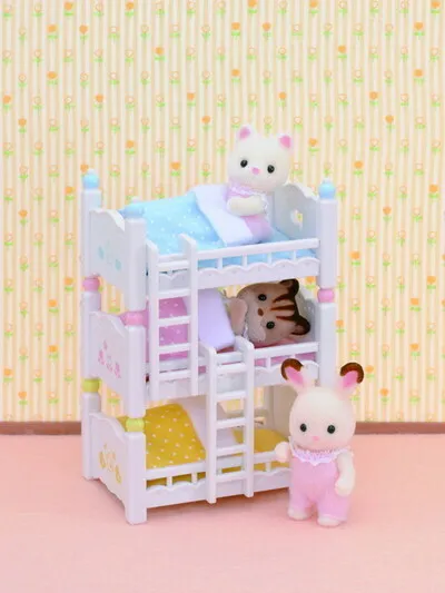 Sylvanian Families Triple Bunk Beds Accessories