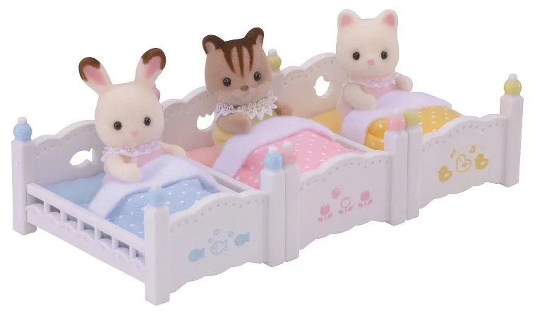 Sylvanian Families Triple Bunk Beds