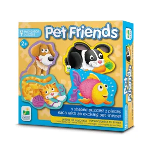 THE LEARNING JOURNEY PET FRIENDS SHAPED PUZZLE