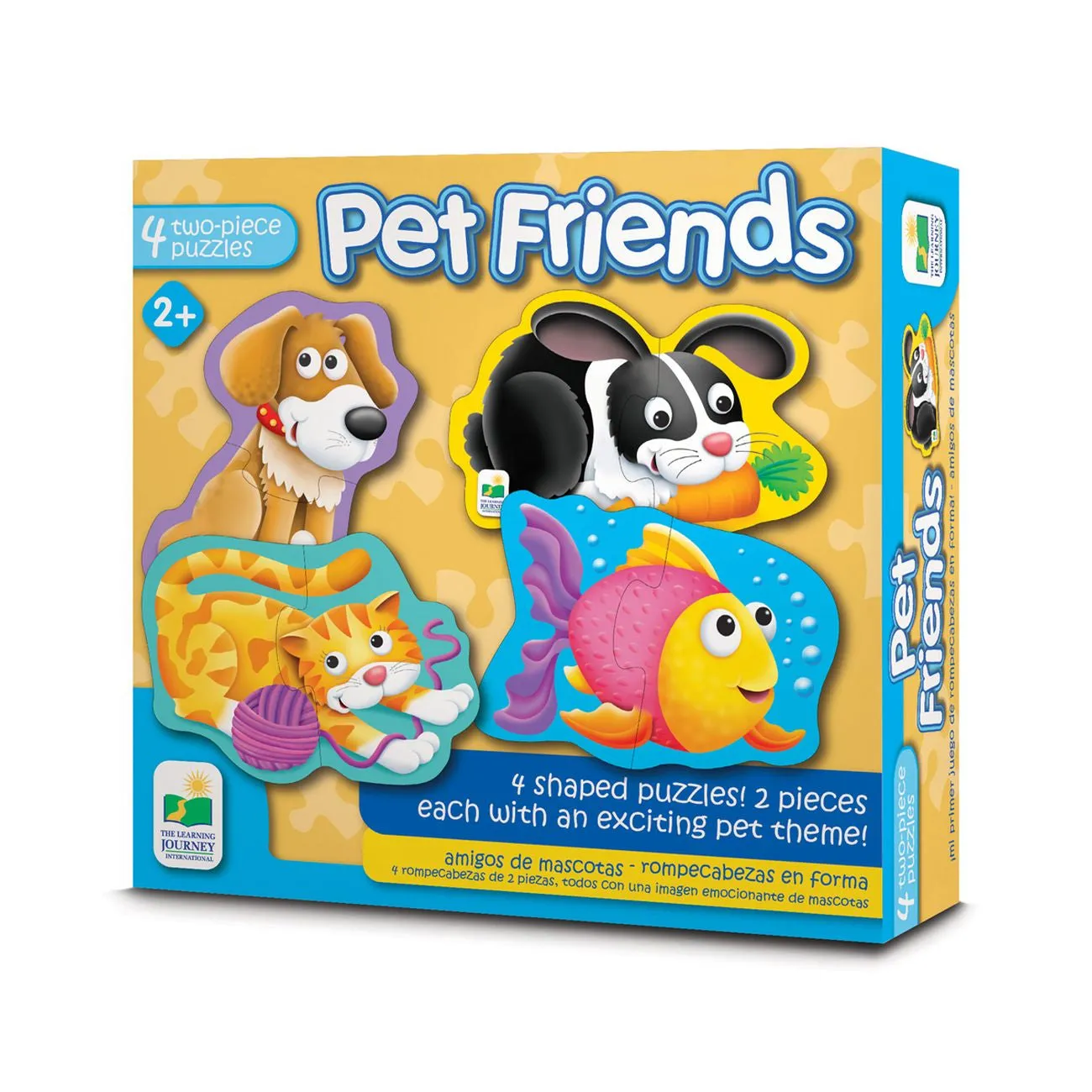 THE LEARNING JOURNEY PET FRIENDS SHAPED PUZZLE