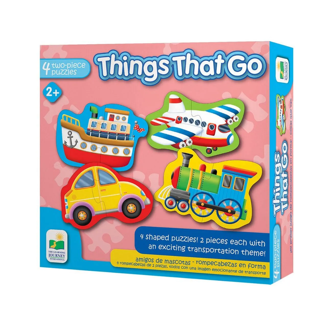 THE LEARNING JOURNEY THINGS THAT GO SHAPED PUZZLE