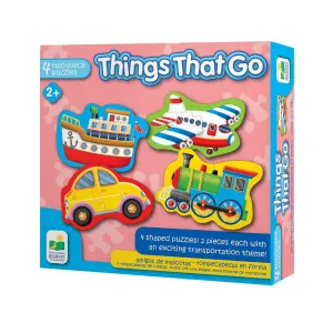 THE LEARNING JOURNEY THINGS THAT GO SHAPED PUZZLE