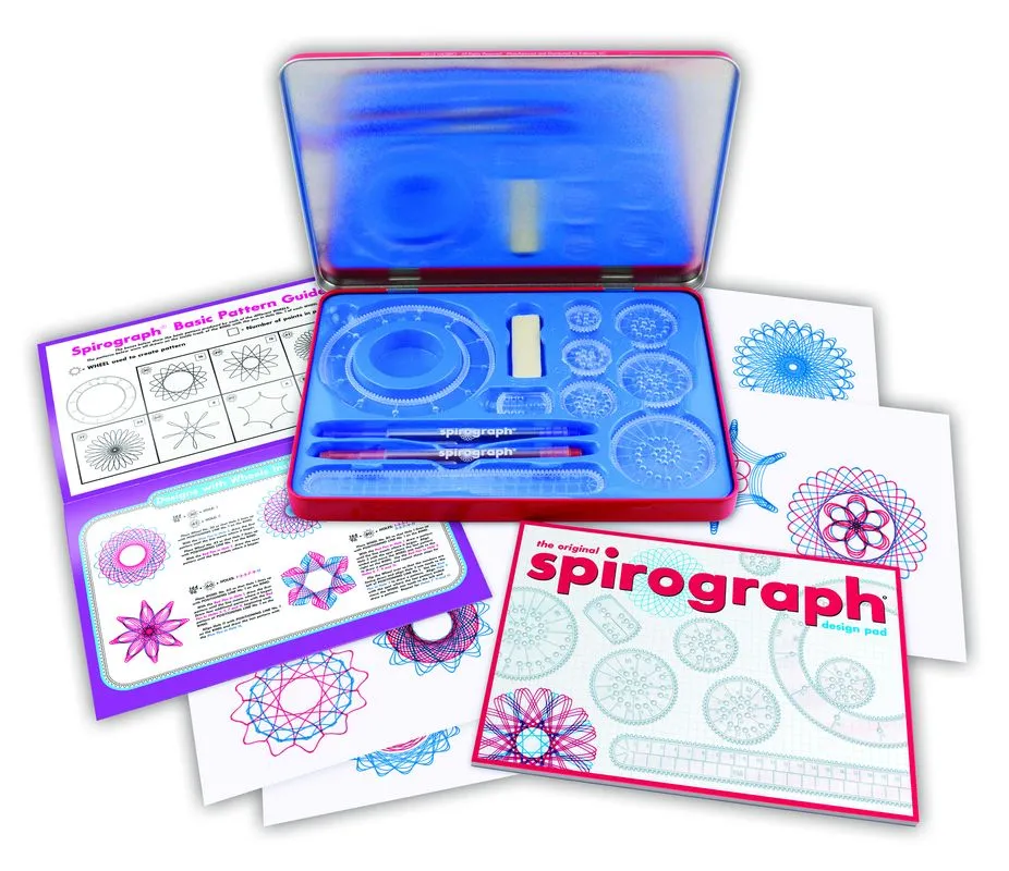 The Original Spirograph Puzzles Design Set Tin