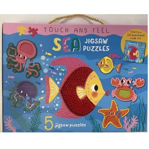 TOUCH AND FEEL SEA JIGSAW PUZZLE BOXSET